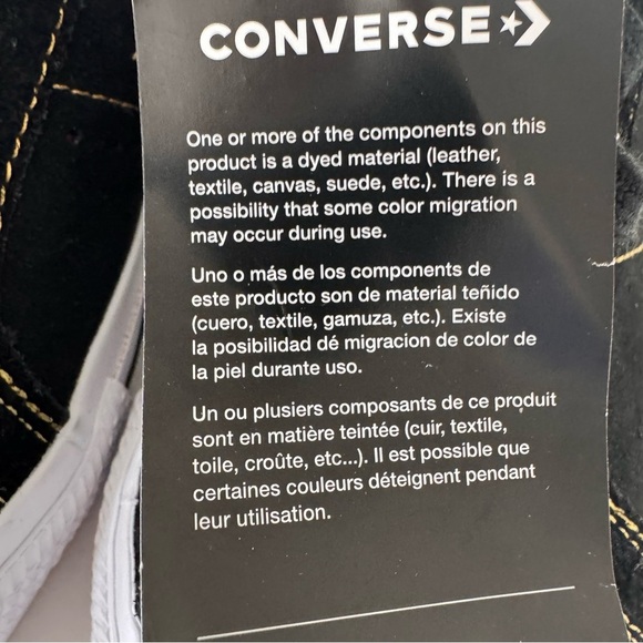 CONVERSE CONS One Star Unisex Black Suede Red Star Sz Women’s 7.5 Men’s 6 NEW - Picture 9 of 14